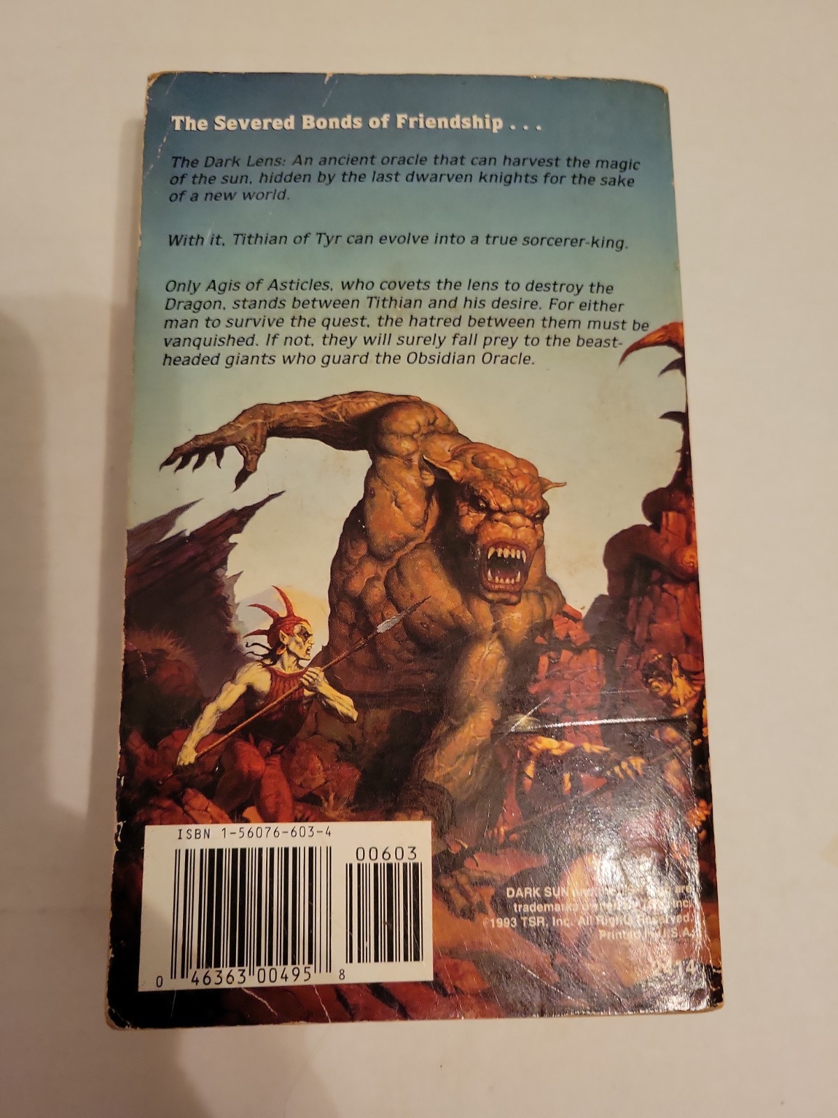 Dungeons And Dragons Dark Sun Prism Pentad Paperback Complete Book Lot 1-5