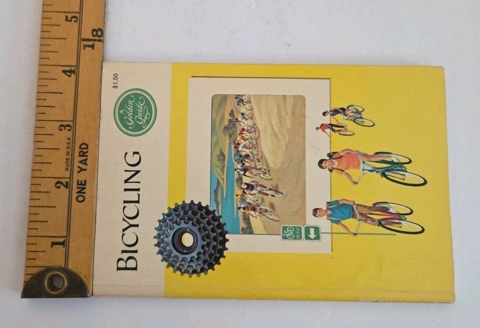 Bicycling: A Golden Guide Book PB ~1972 Small Golden Press 🚲 1st Print