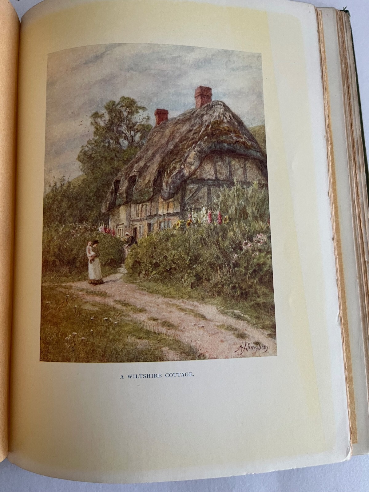 1909 THE COTTAGE HOMES OF ENGLAND ~ Stewart Dick, Helen Allingham, color plates