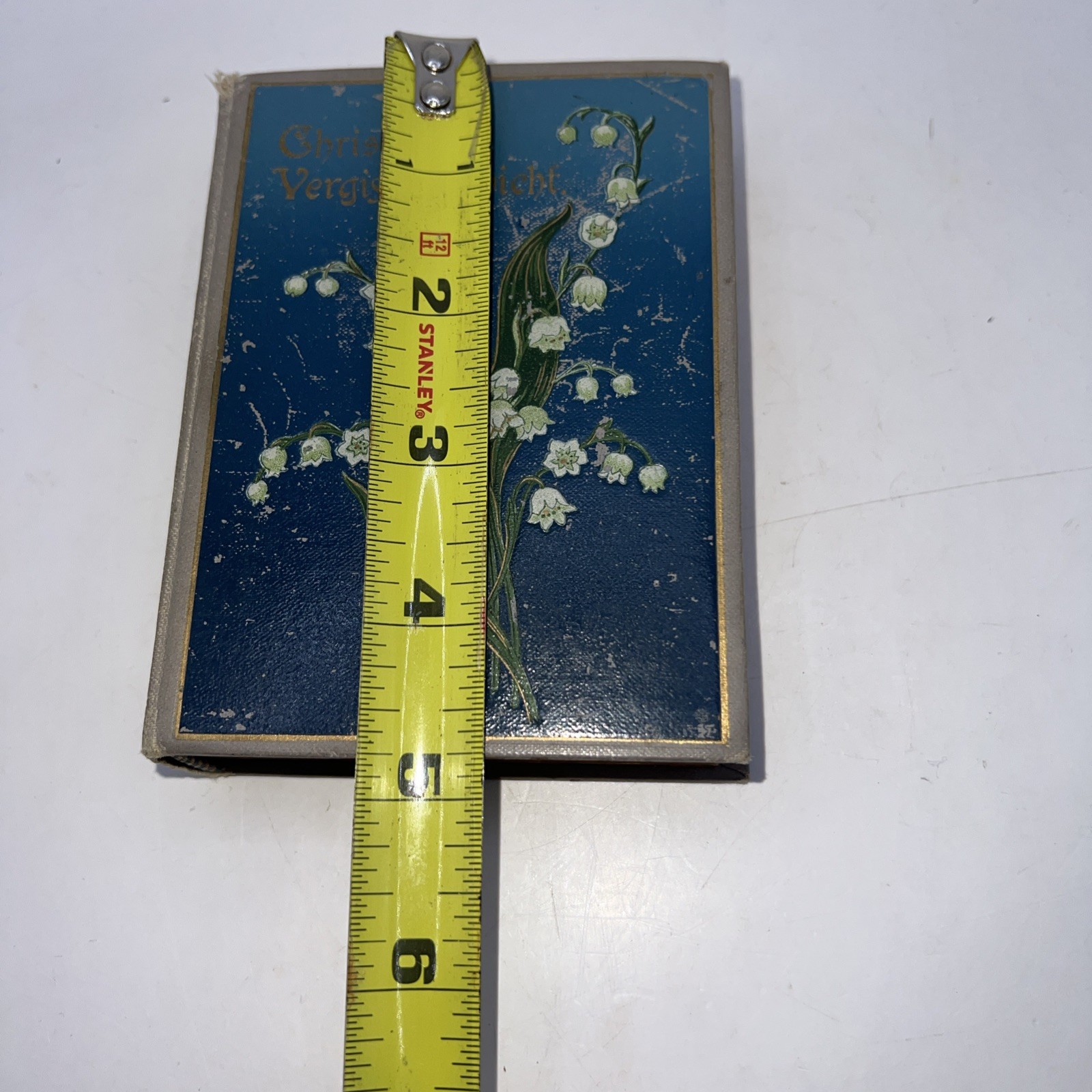 Vintage Forget Me Not German Prayer Book “Christliches Vergissmeinnicht”