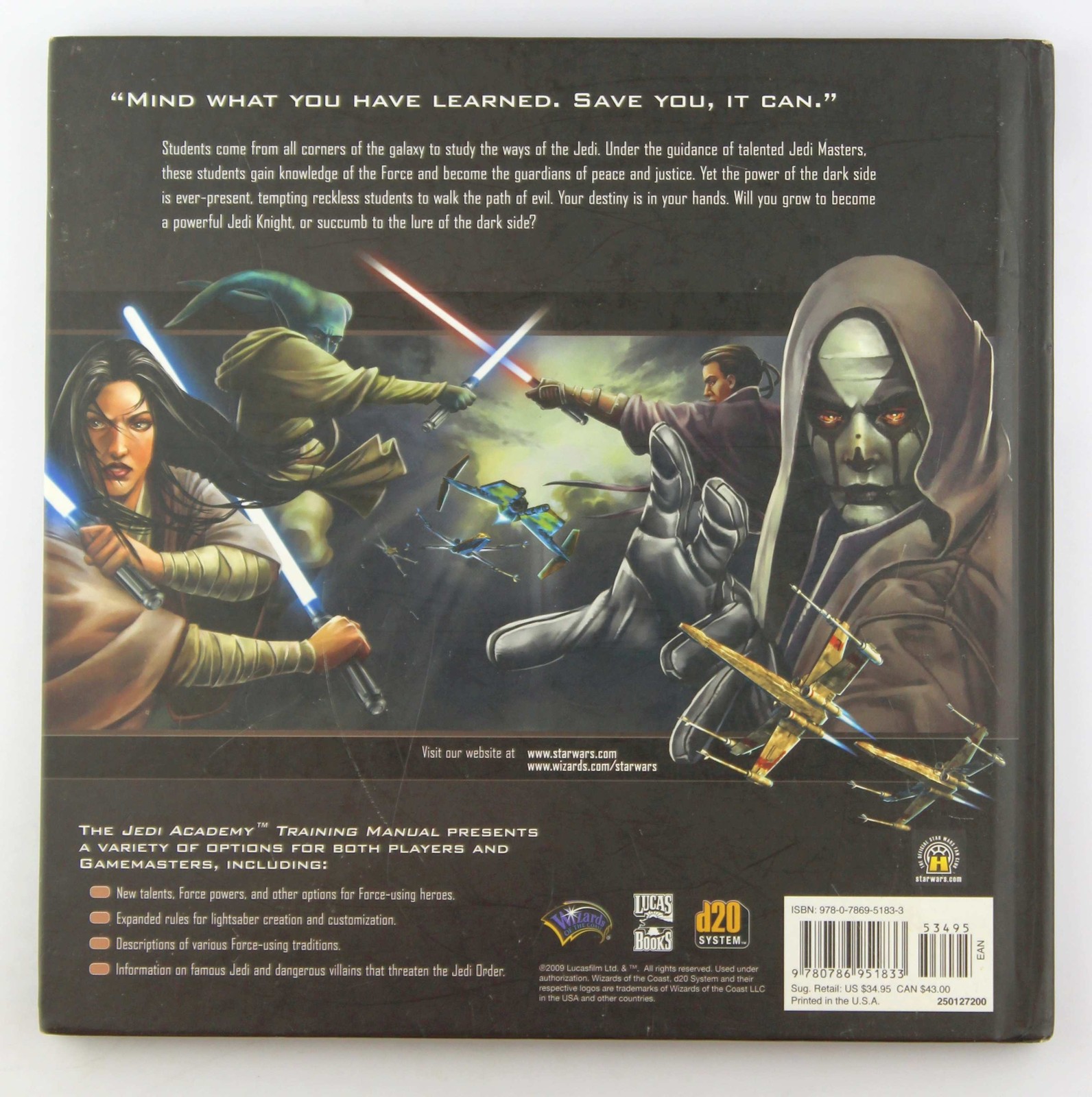 Jedi Academy Training Manual (Star Wars Roleplaying Game) Thompson, Rodney Star