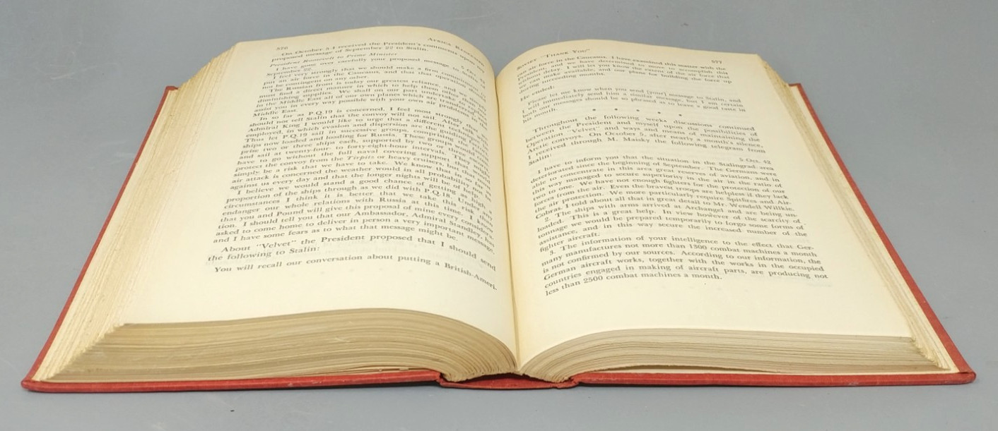 Winston Churchill THE HINGE OF FATE 1950 1st Edition Houghton Mifflin WWII