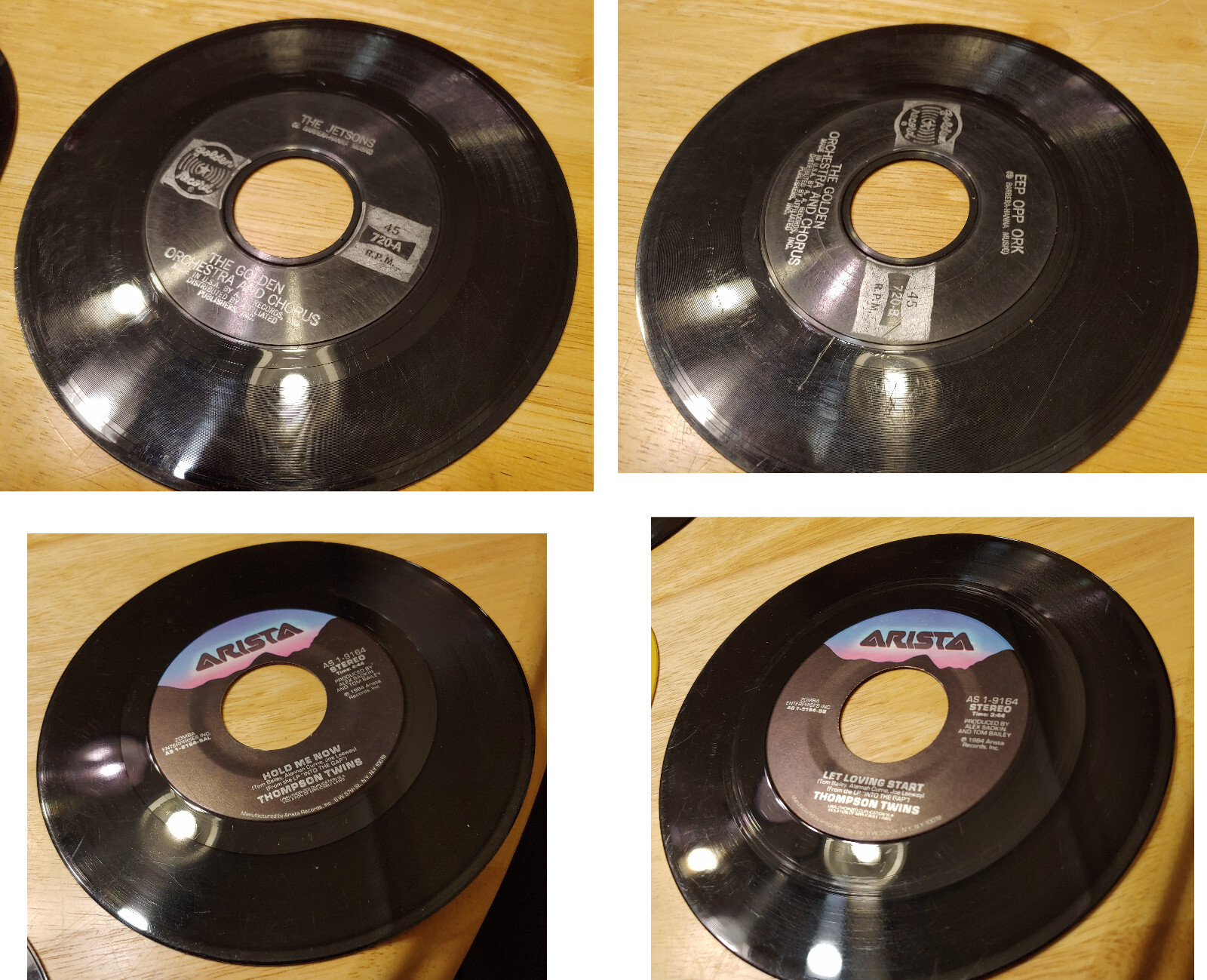 Book and Record + Book and Tape Lot Of 7 Books Plus 6 Children + 2 Music Records