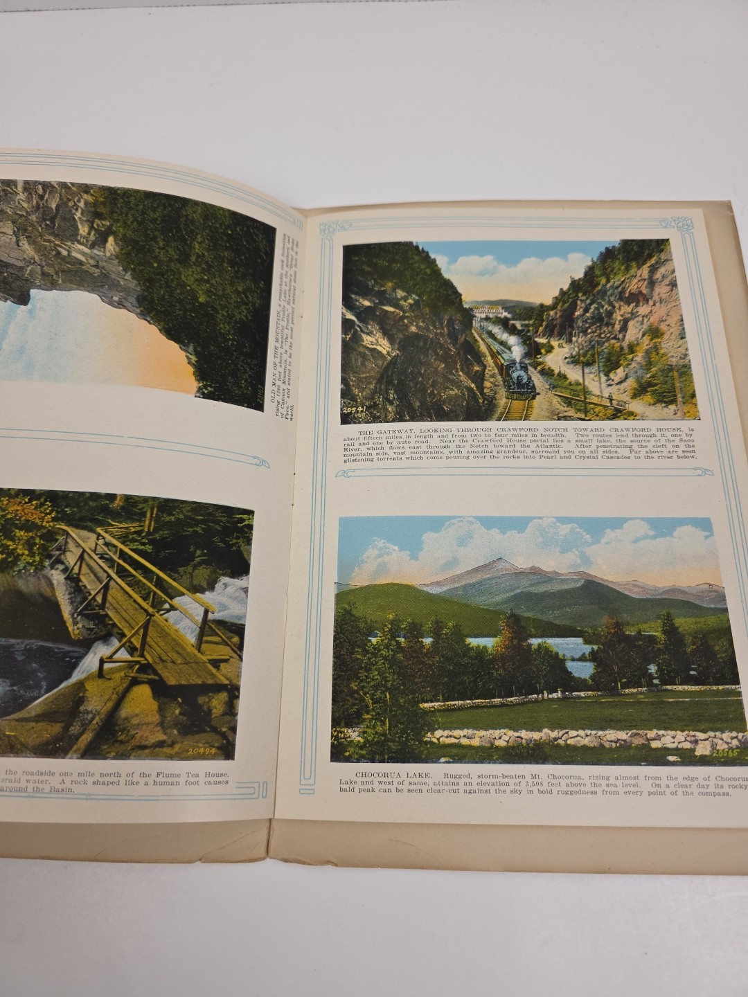 The White Mts Of N.H. Switzerland Of America Souvenir And Guide Book Vintage