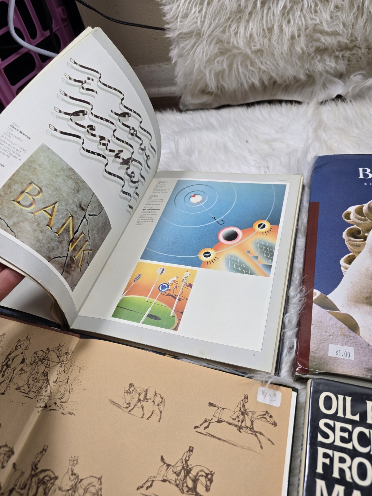 6 Vintage Lot Of Graphic Design Museum Art Paintings Books How To Bundle Lot B4