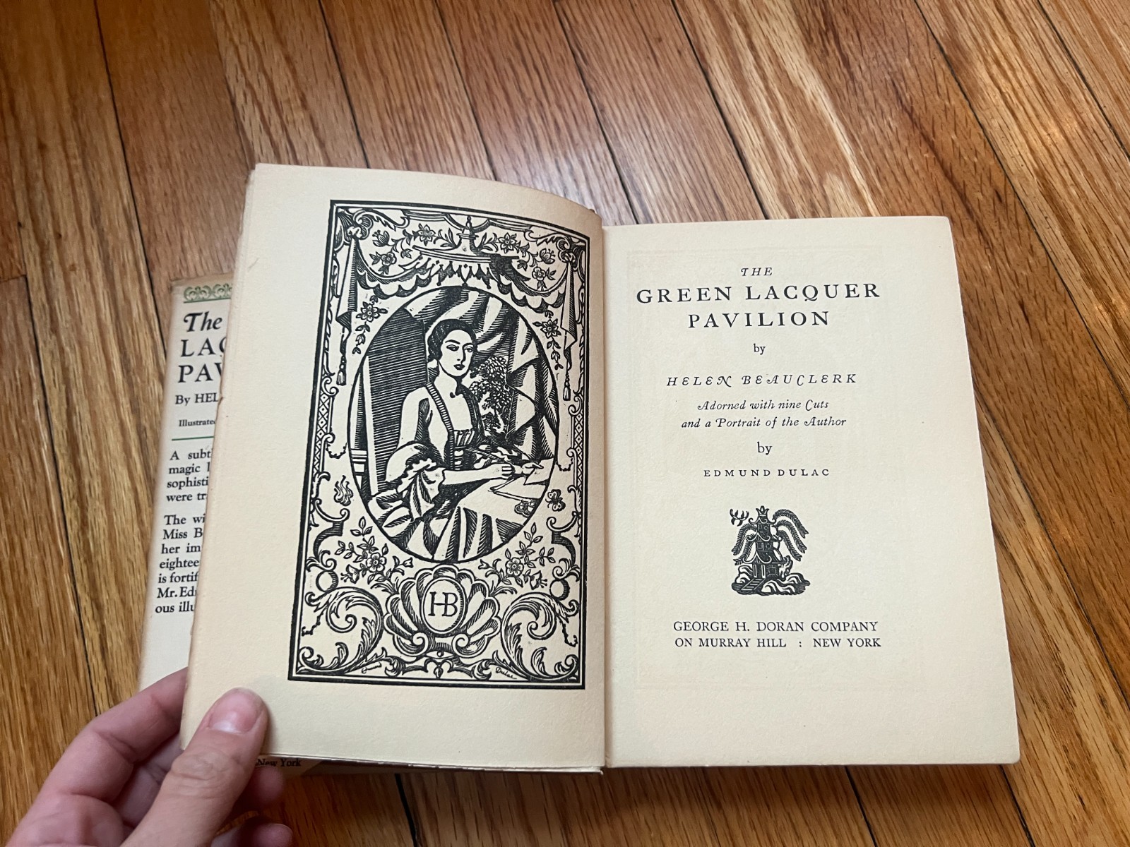 “The Green Lacquer Pavilion” by Beauclerk 1926 Illustrated Dulac Hardcover Book
