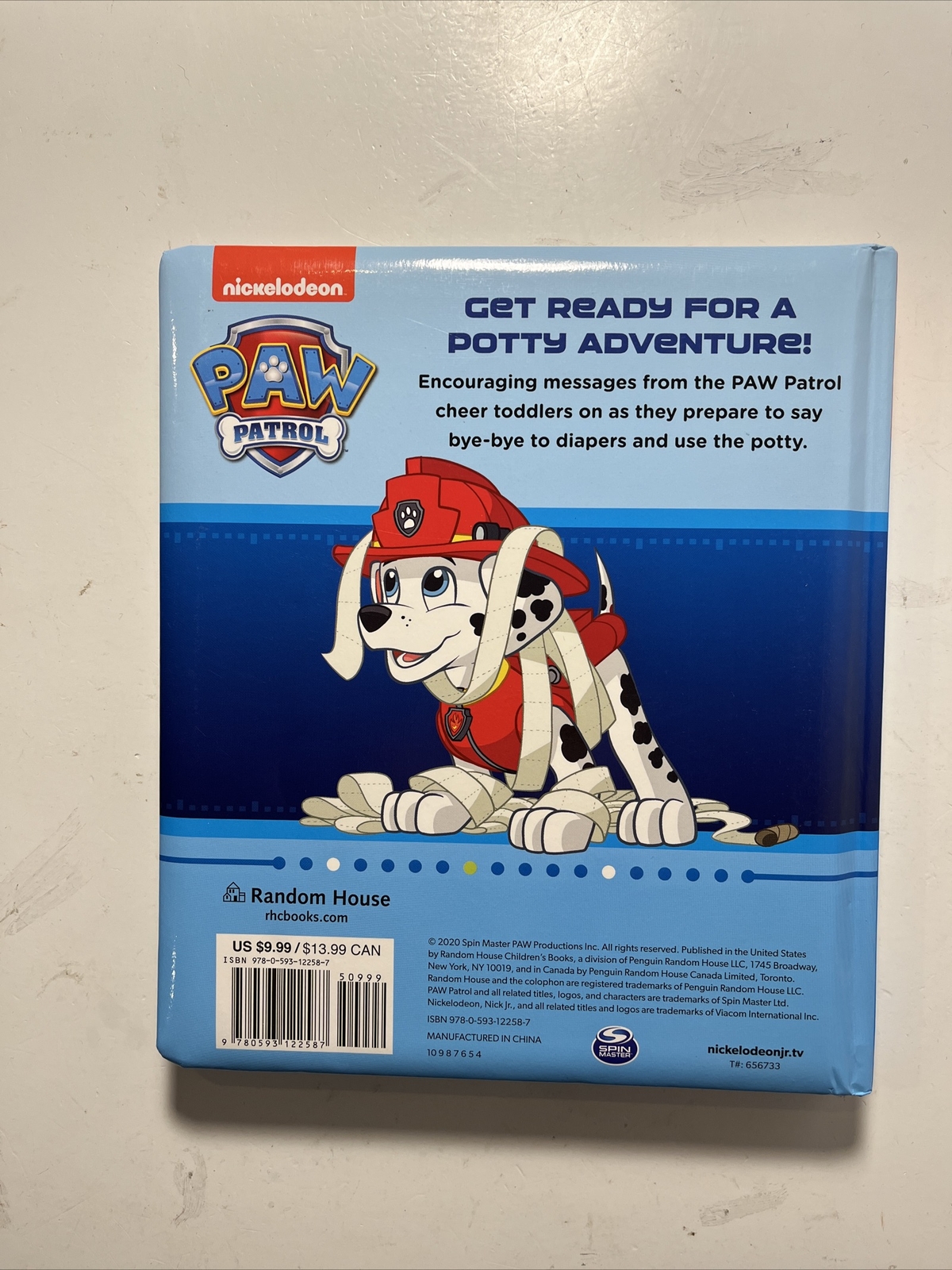 Potty Patrol (PAW Patrol) – Board book By Random House – VERY GOOD