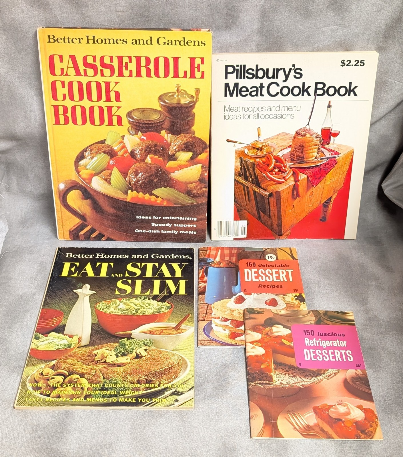 Vtg Better Homes & Gardens Pillsbury Culinary Arts Institute Cookbook 60s 70s