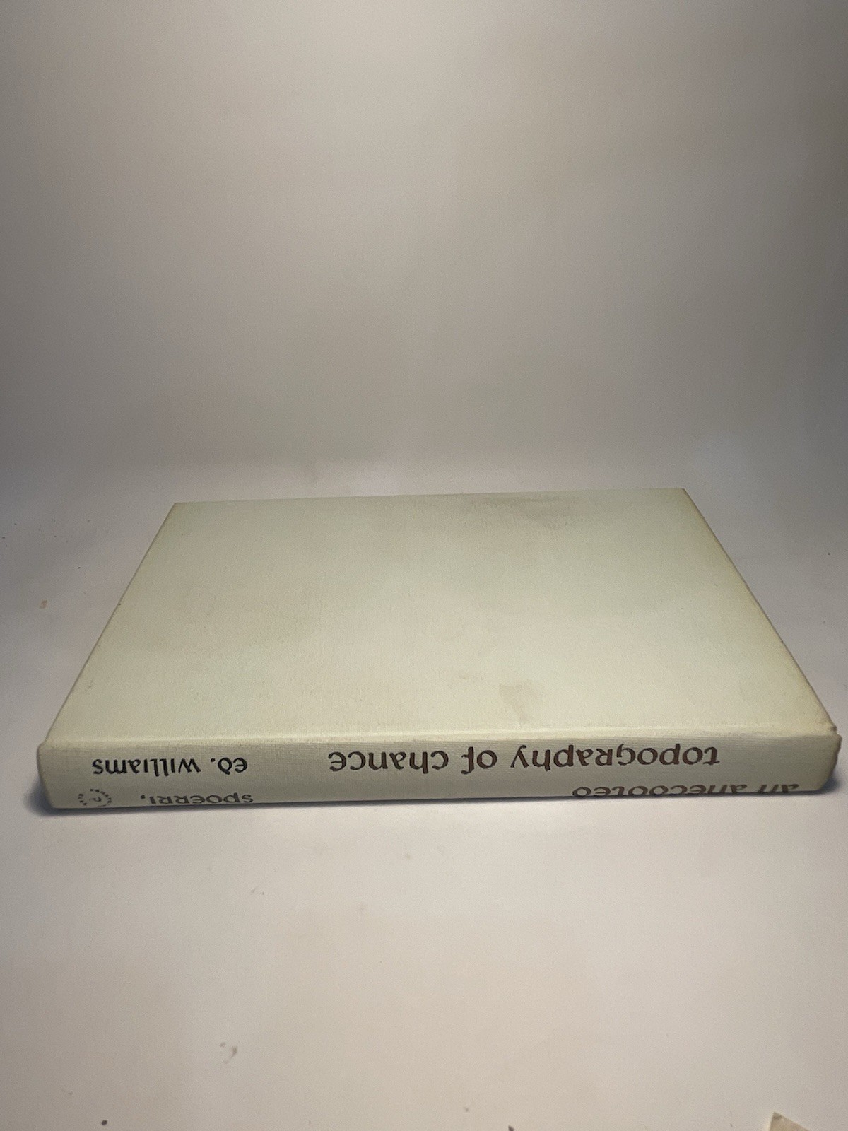 (1st US) Daniel Spoerri: An Annotated Topography Of Chance. 1966 HC/DJ. Fluxus.
