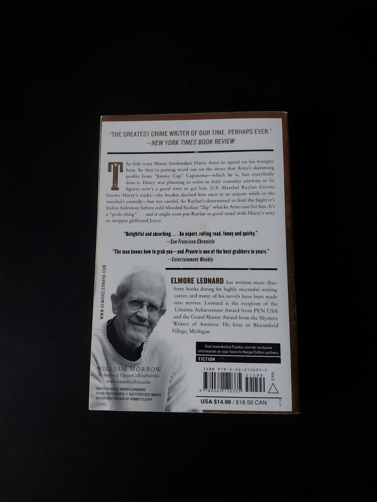 Elmore Leonard – Pronto – William Morrow 8th Printing