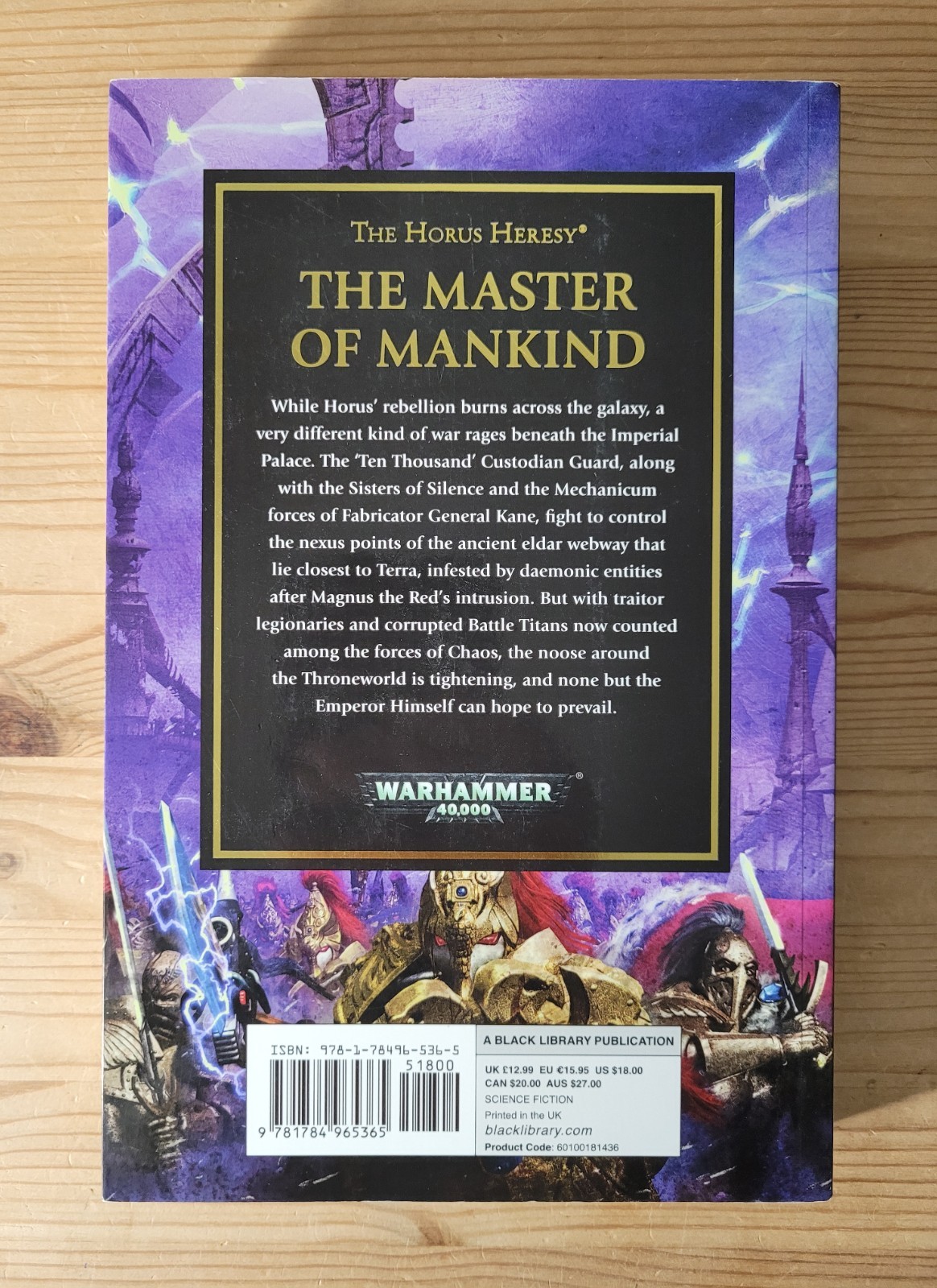 The Horus Heresy THE MASTER OF MANKIND War in the webway 9781784965365