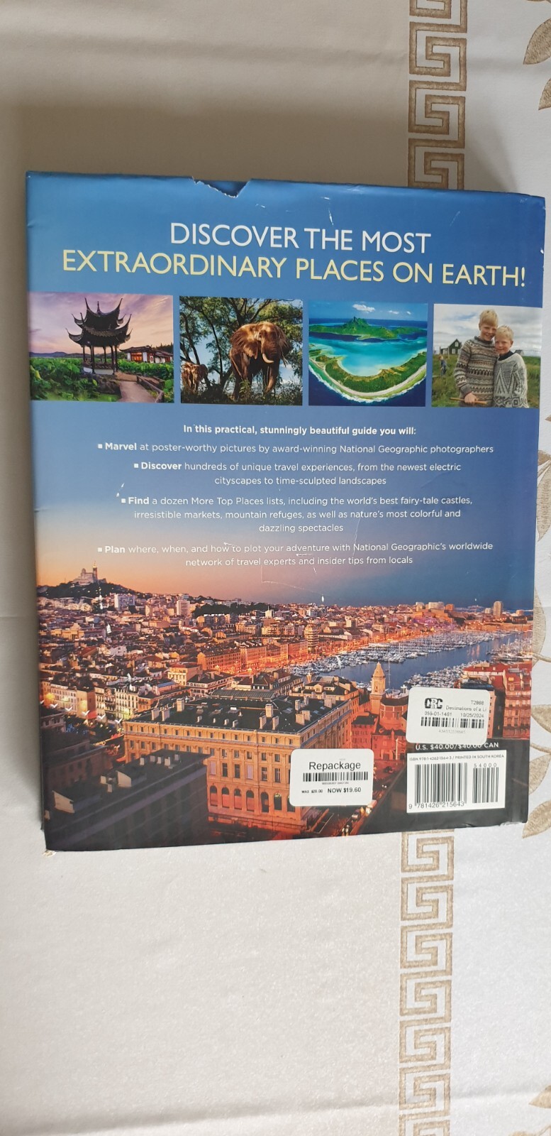 Destinations of a Lifetime 225 of the World’s Most Amazing Places Book 632 Pages