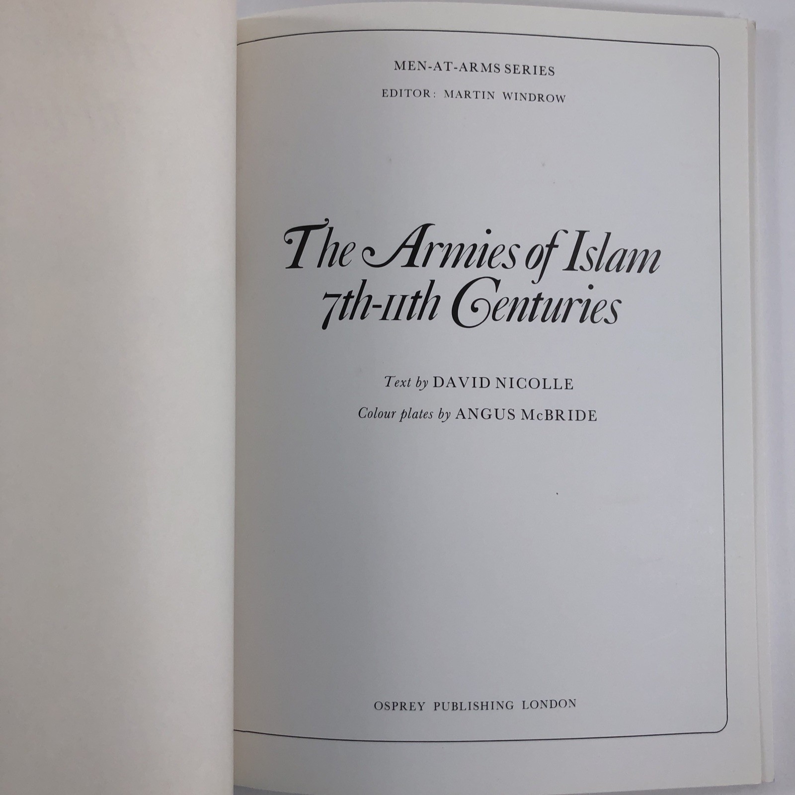 Osprey MEN-AT-ARMS [lot of 4] Armies of Islam Armis of Carthaginian 207 214 PB