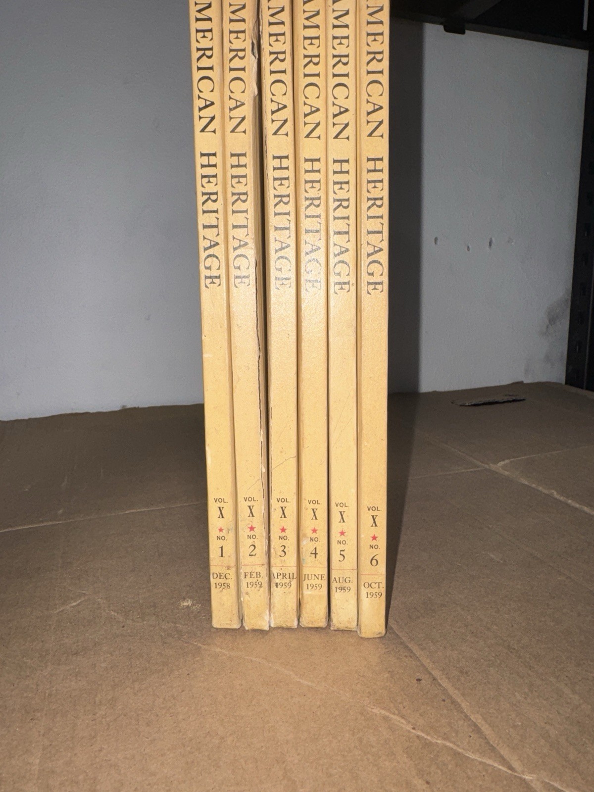 American Heritage Volume X, 1-6: Volume IX, 1-6: Vol XI, 1,2,4-6 Hardcover Sets