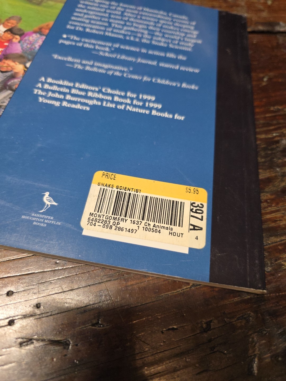 Snake Scientist by Sy Montgomery (2001, Trade Paperback)