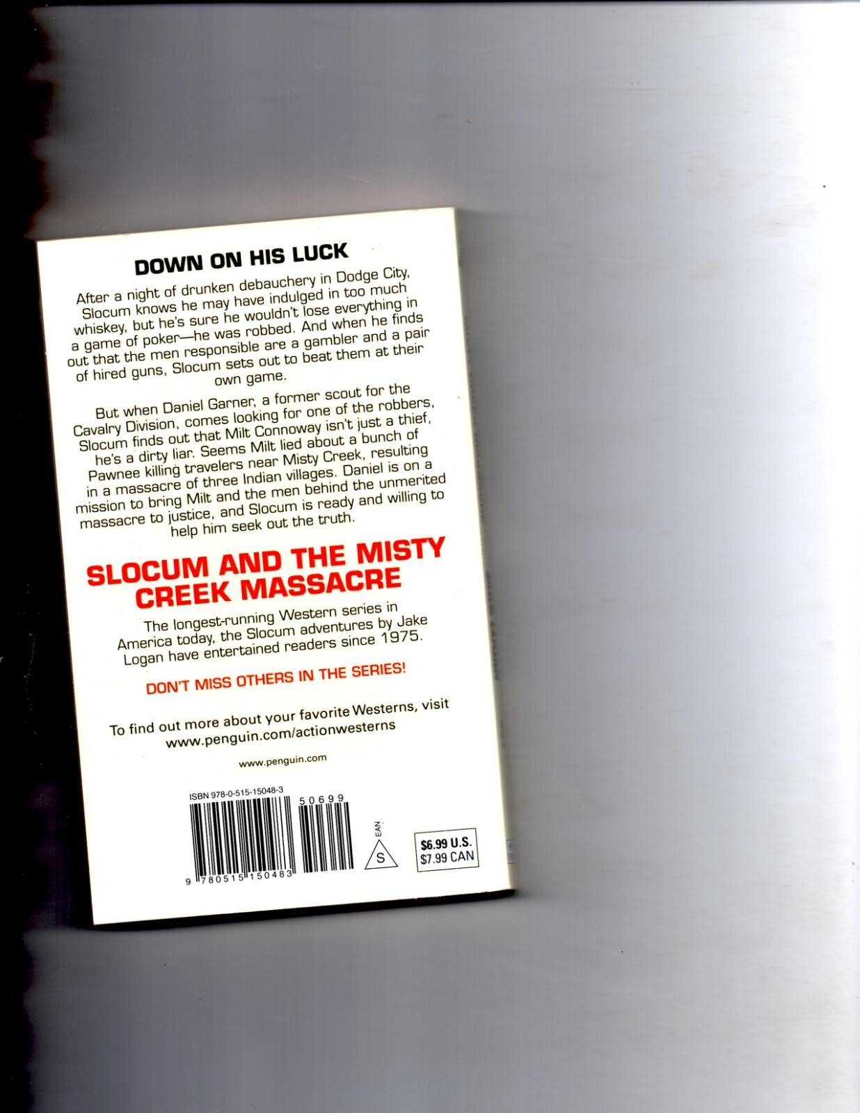 Slocum #397: Slocum and the Misty Creek Massacre by Jake Logan (2012, Paperback)