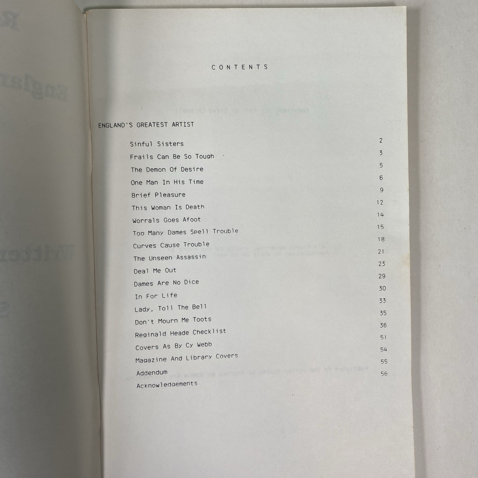 Books Are Everything BAE Pulp Reference Lot 2 Reginald Heade & Hank Janson 1991