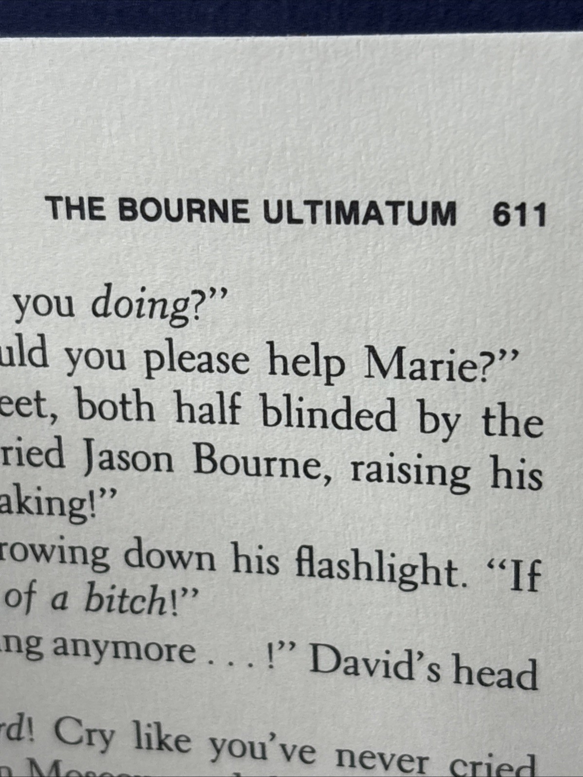 The Bourne Ultimatum – Robert Ludlum (1990, 1st Edition, Hardcover) Random House