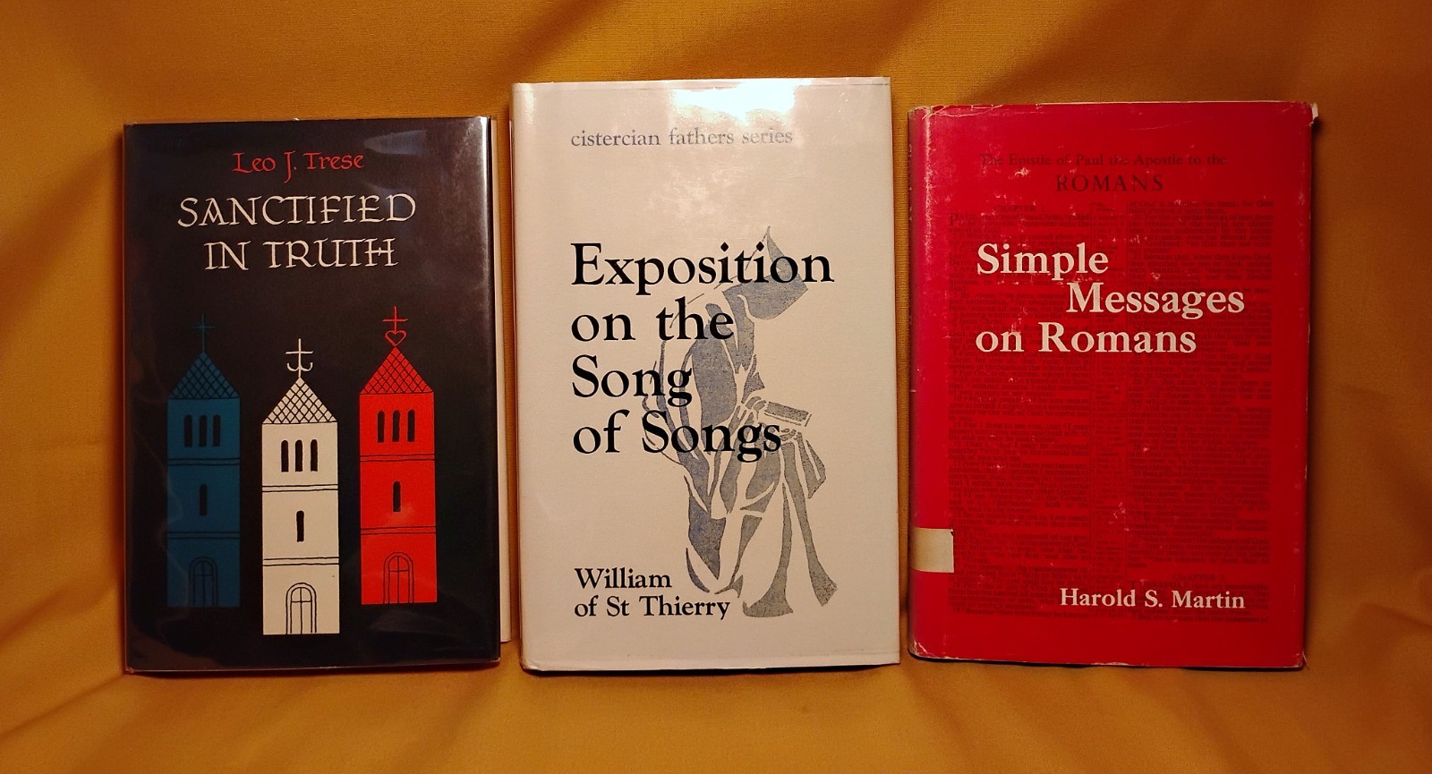 Catholic, Monastic, Brethren Interpretation Theology Scripture 3 HCDJ book lot