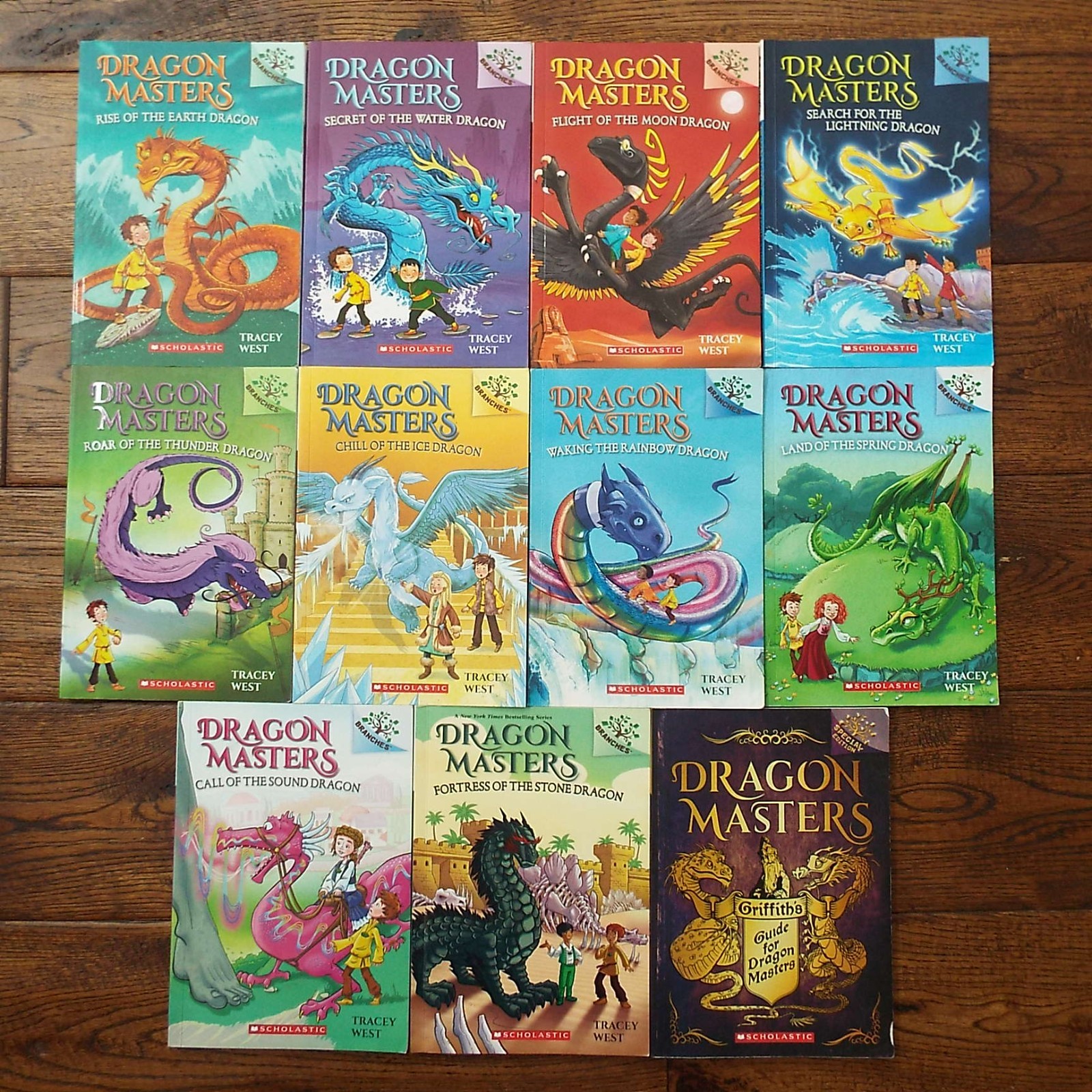Lot 11 Dragon Masters Series Scholastic Branches Books by Tracey West
