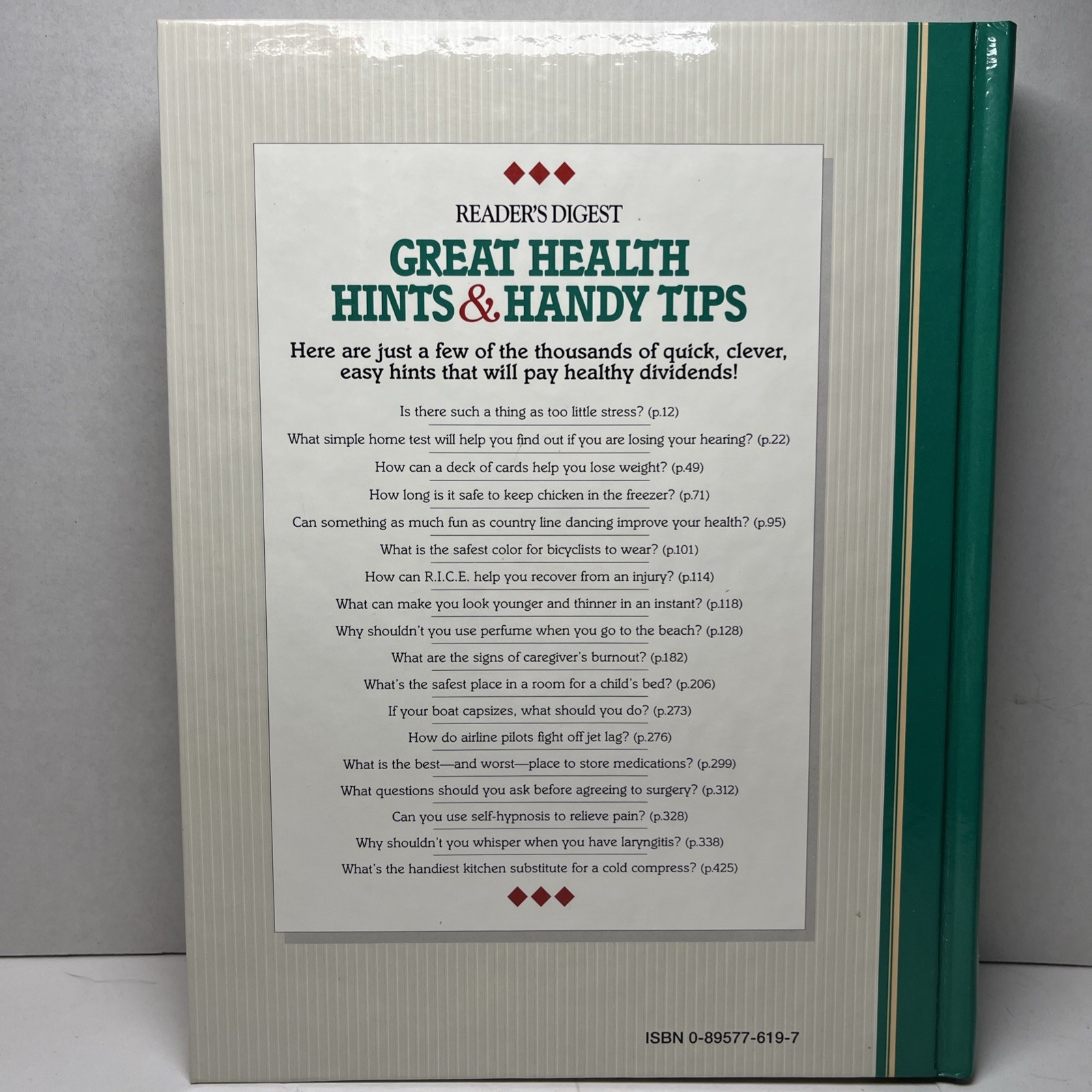 Reader’s Digest Great Health Hints & Handy Tips 4000 Ideas To Feel Your Best