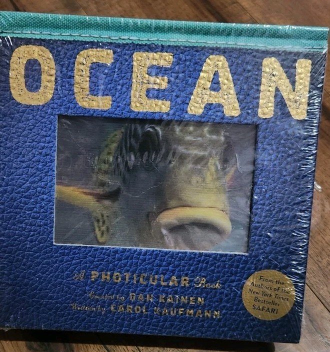 Ocean: A Photicular Book by Carol Kaufmann (English) Hardcover Book