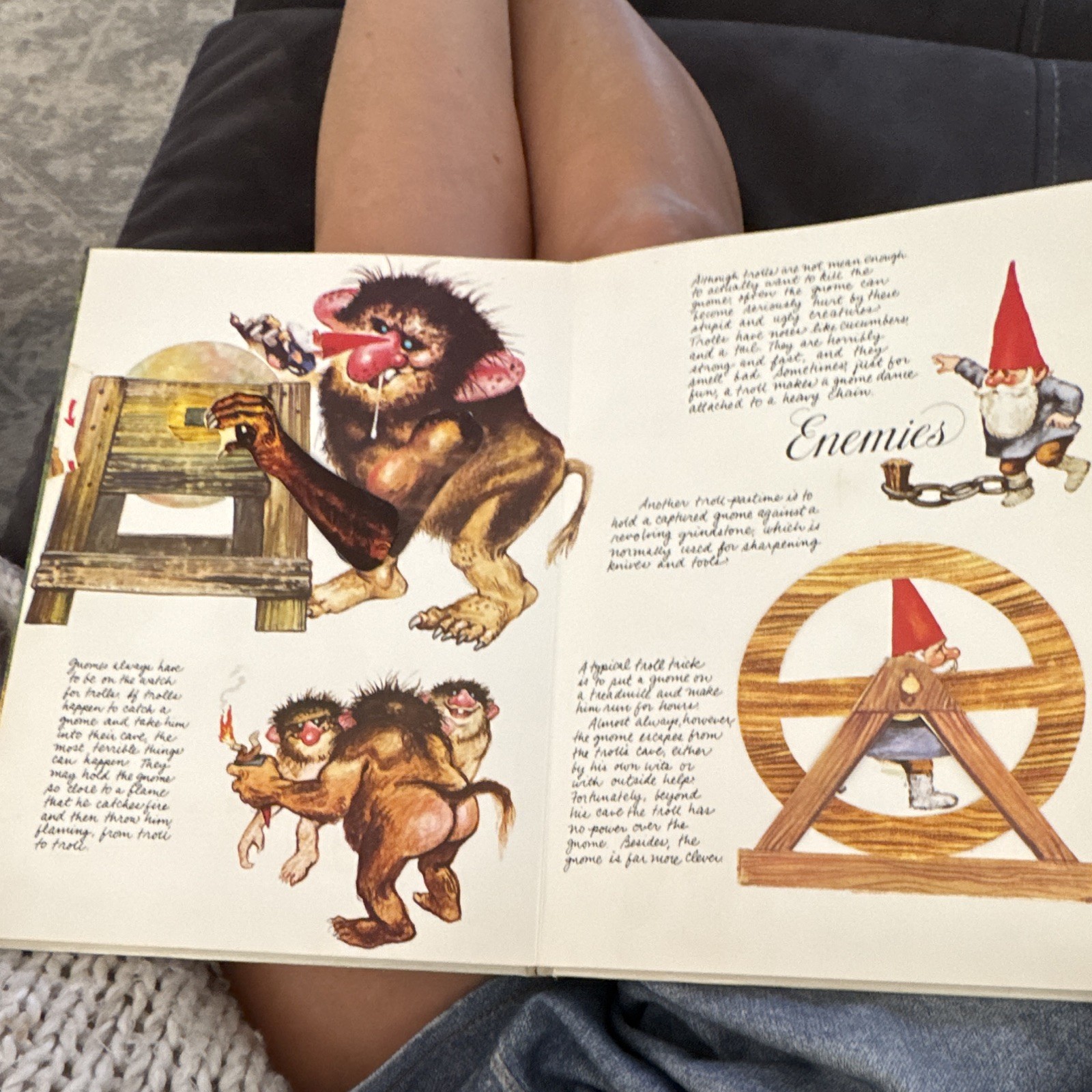 Harry N. Abrams The Pop-Up Book of Gnomes Pop-Up Illustrated Hardcover 1979