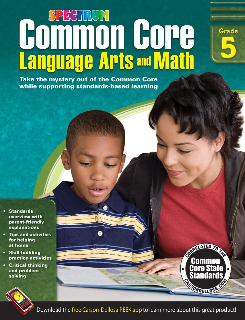 Spectrum Common Core 5th Grade Workbooks All Subjects, Language Arts, Math, …