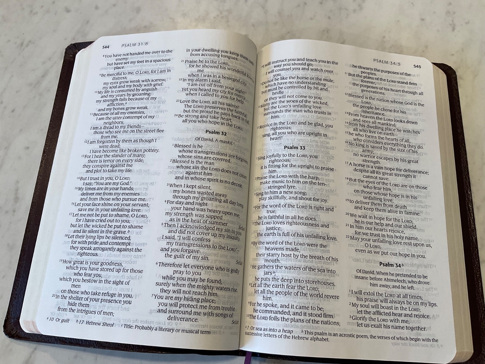 Bible NIV 1984 Large Print Thinline Burgundy Bonded Leather Excellent Condition