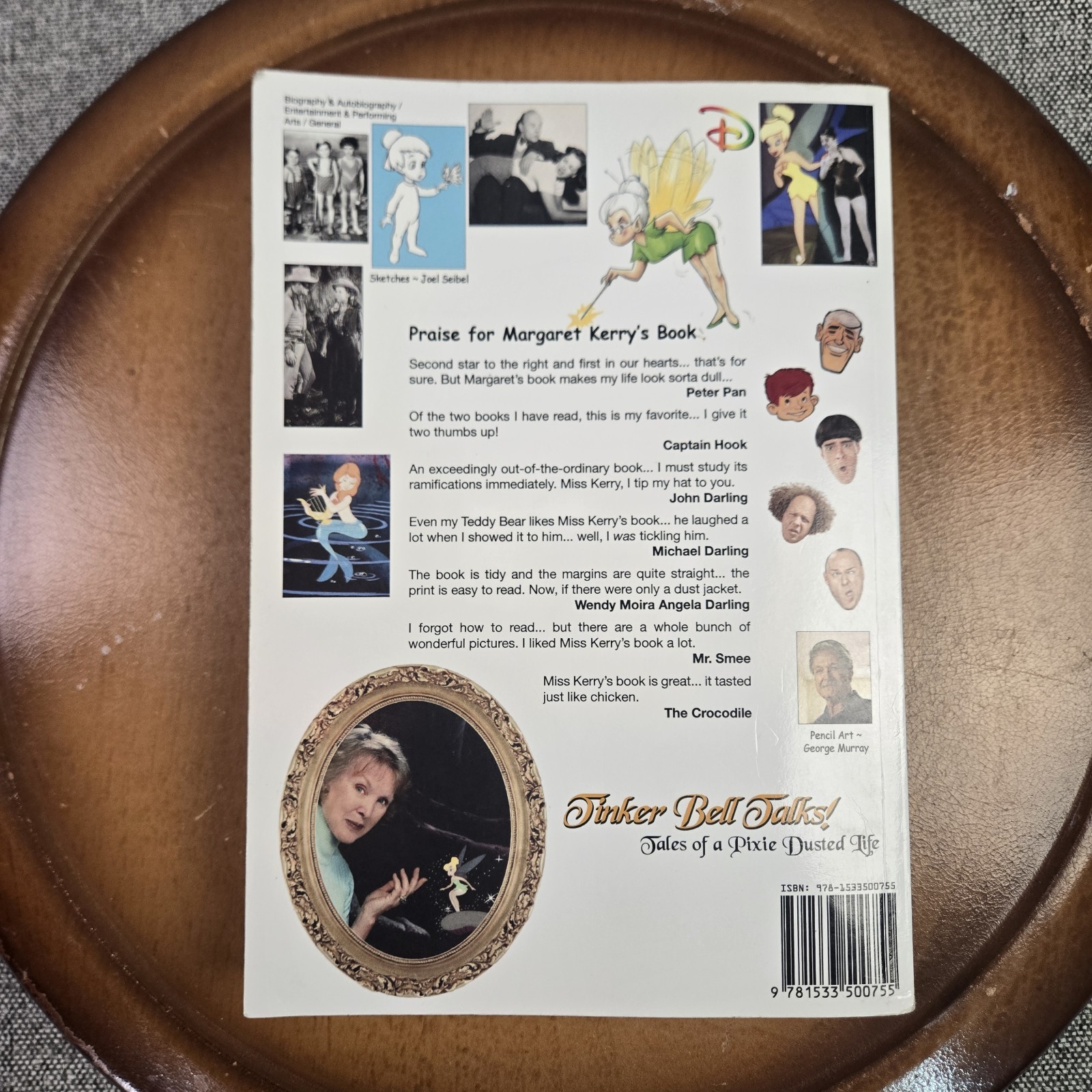 Tinker Bell Talks! Tales of a Pixie Dusted Life by Margaret Kerry Book EUC