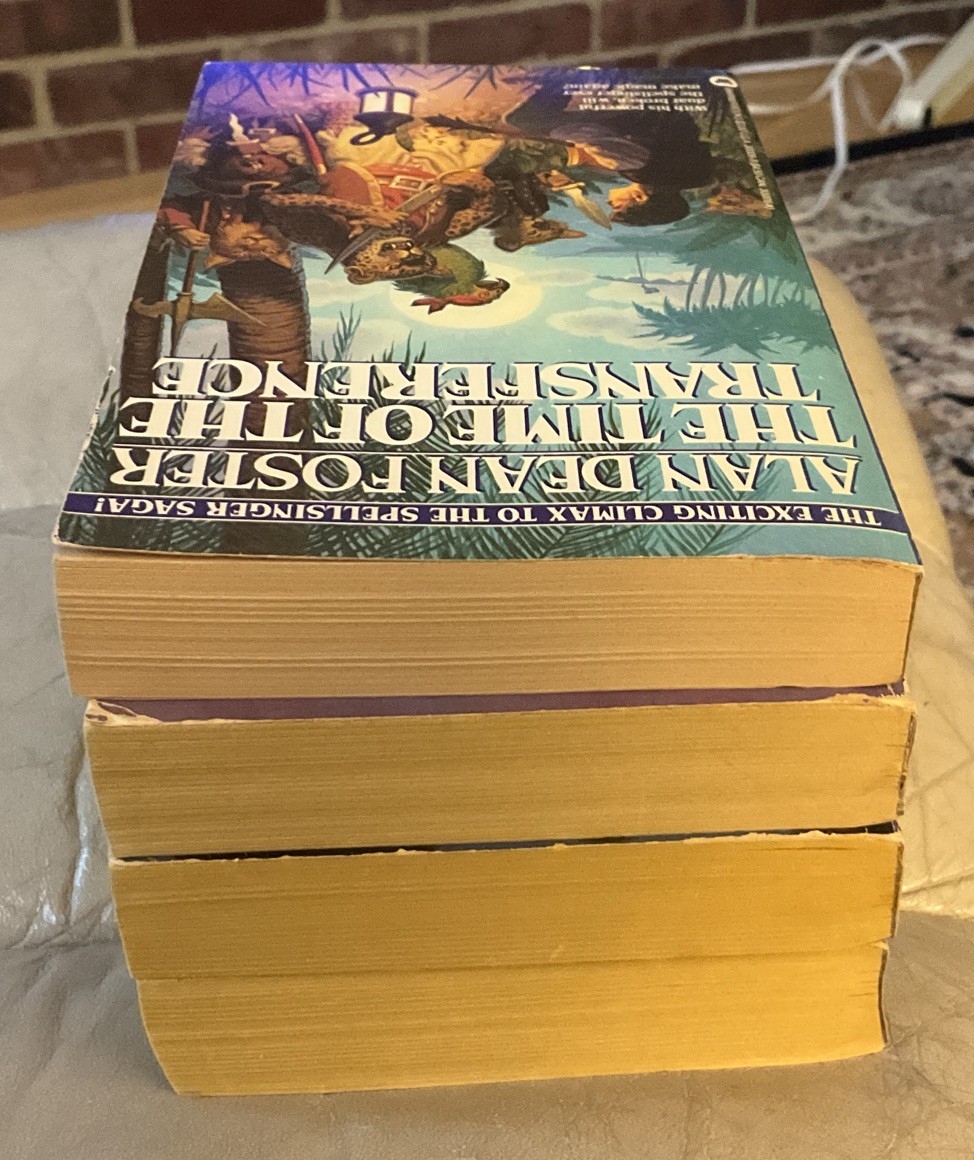 Lot 4 Spellsinger Saga 1-3 & 8 By Alan Dean Foster Fantasy Warner Bks 2 Are 1/1