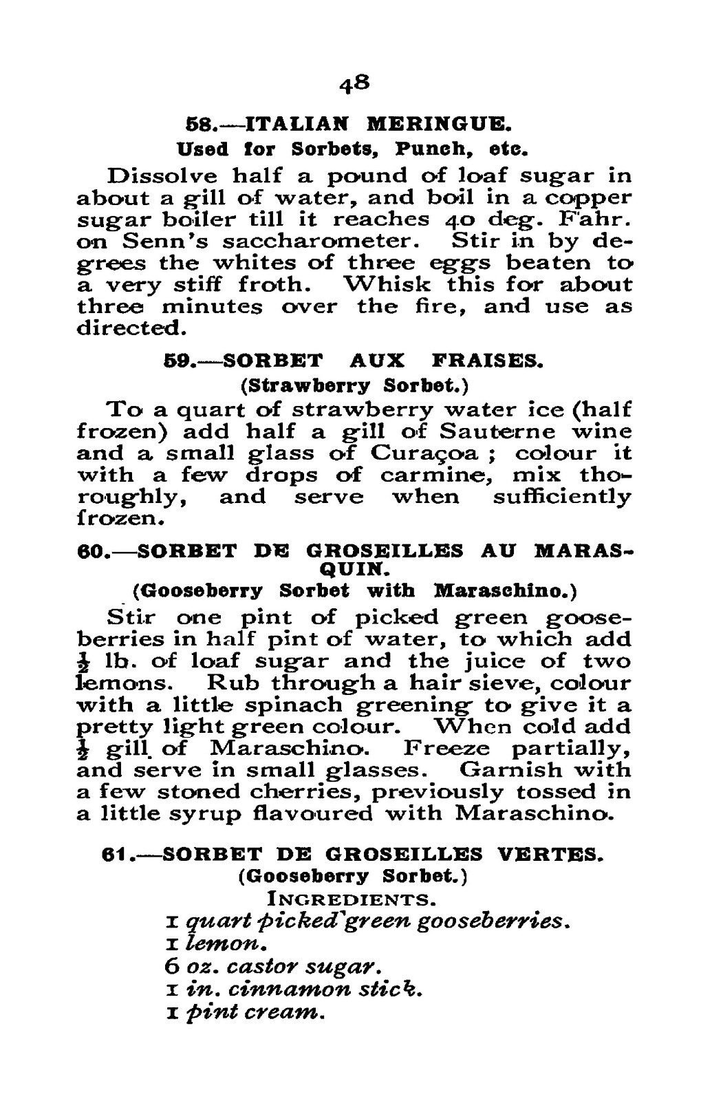 1907 Ices And How To Make Them Vintage Cook Book 106 Pages