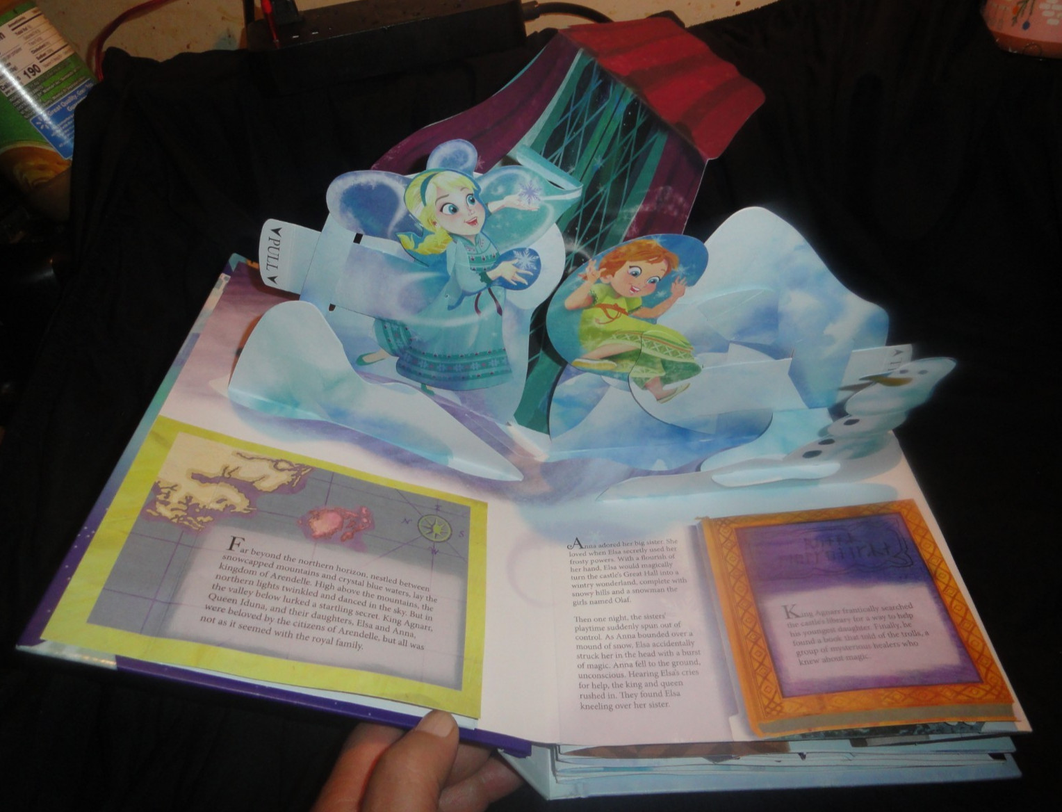 Disney Frozen A Pop-Up Adventure Matthew Reinhart Pop-Up Book GENTLY Used