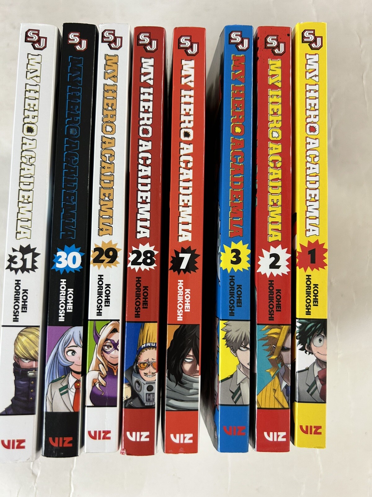 My Hero Academia Kohei Horikoshi Shonen Jump Comics Volume 1 2 3 7 28 29 30 31
