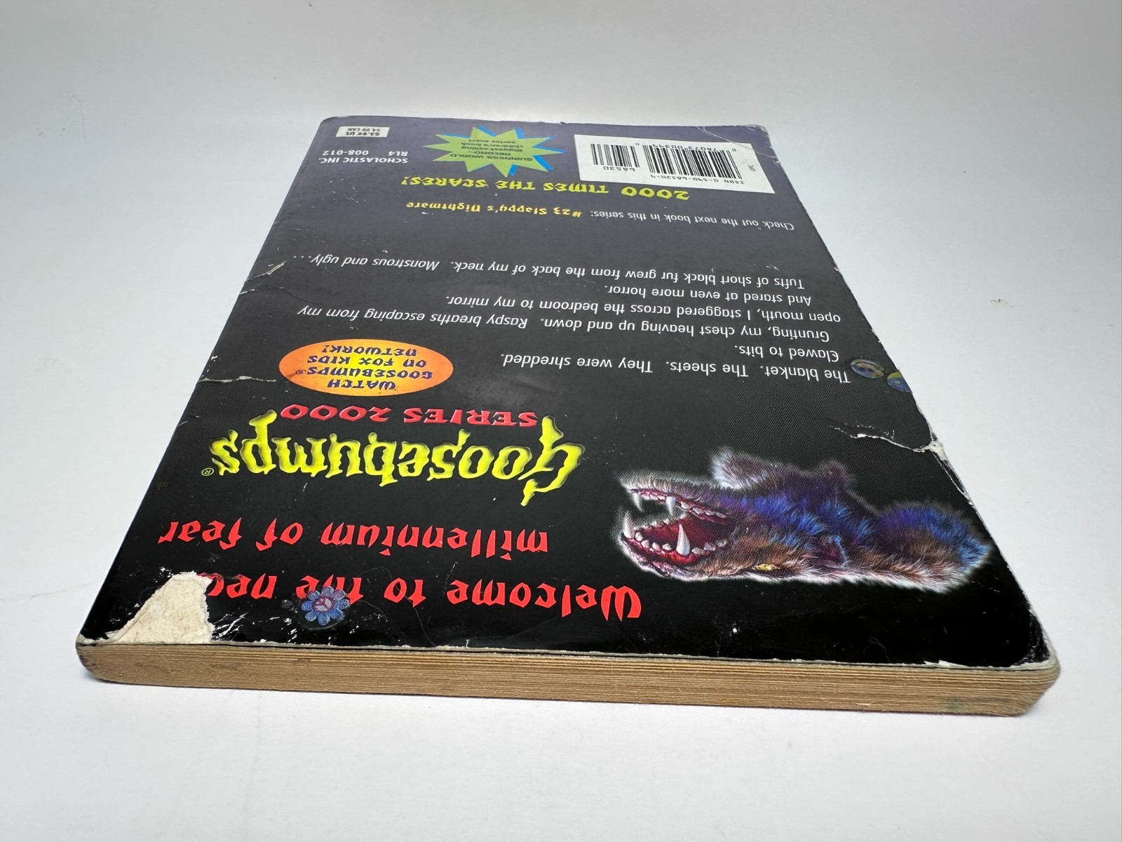 1st Print #22 Full Moon Fever Goosebumps Series 2000 RL Stine Book – BARGAIN BIN