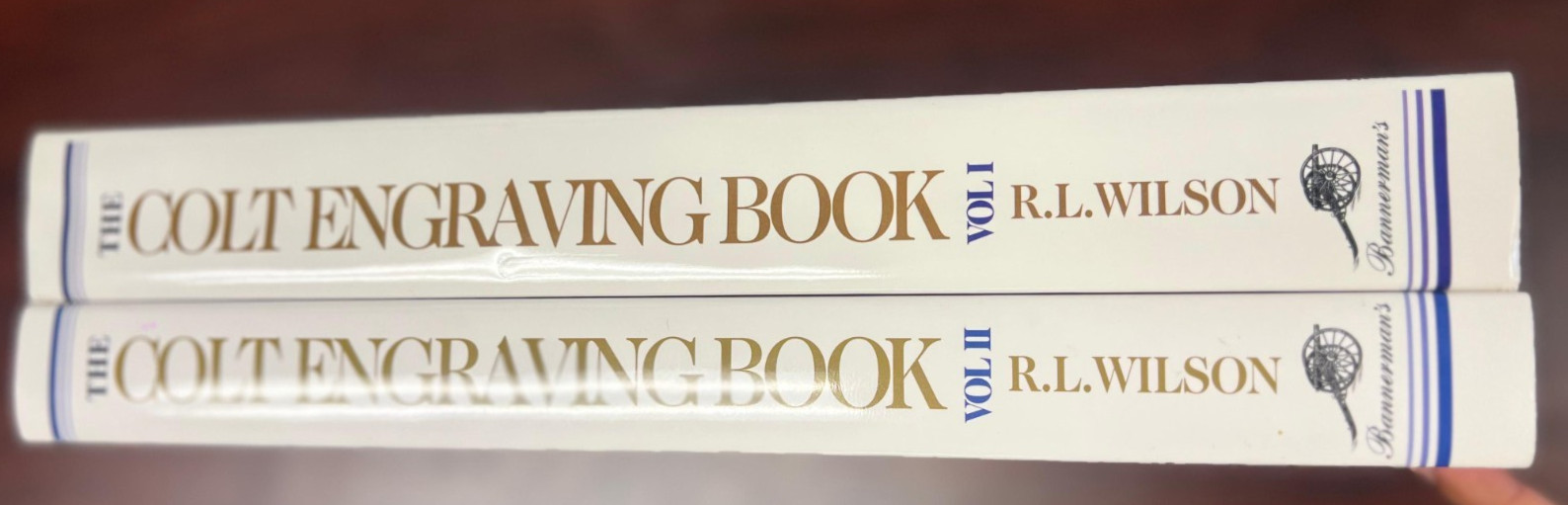 The Colt Engraving Book Vol 1&2 + Silk & Steel Signed Set by R.L. Wilson Ltd Ed