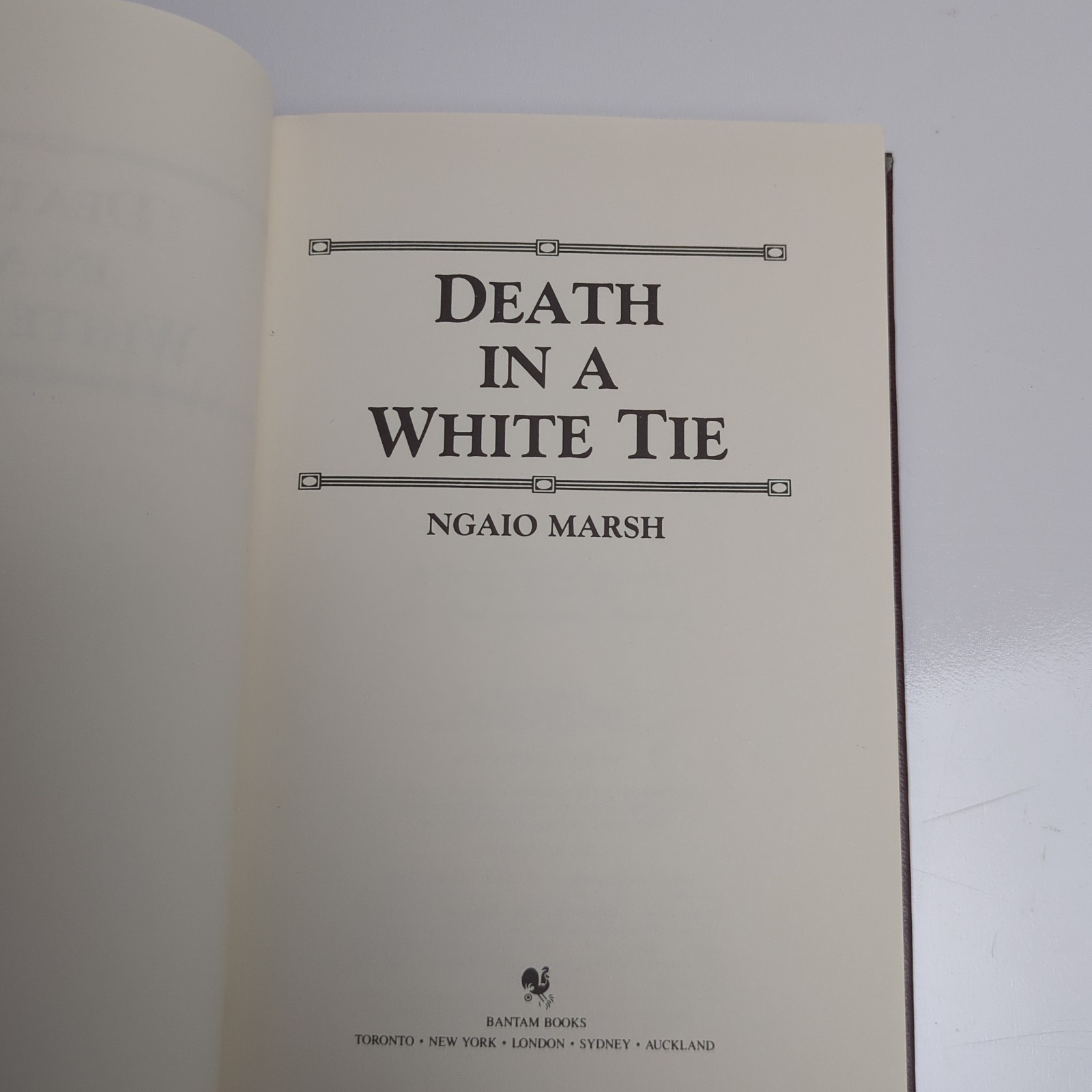 THE COLLECTION OF MYSTERY CLASSICS: DEATH IN A WHITE TIE by Ngaio Marsh