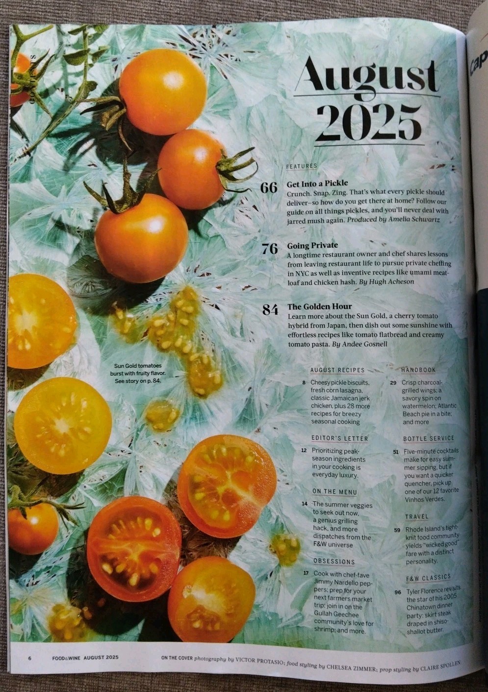FOOD & WINE Magazine AUGUST 2025 PEAK SUMMER COOKING 31 New Recipes 15 White