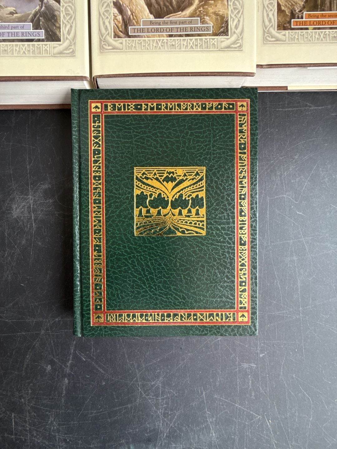 J.R.R. Tolkien The Lord of the Rings Trilogy and The Hobbit 4-Book Hardcover Set