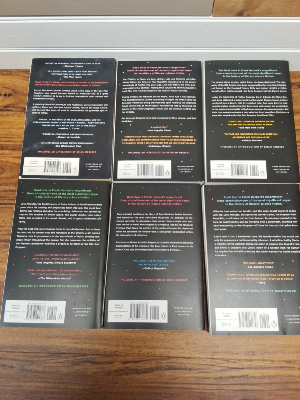 Complete Dune Series 6 Book Set Paperback Frank Herbert Ace – Only 1st Book Read