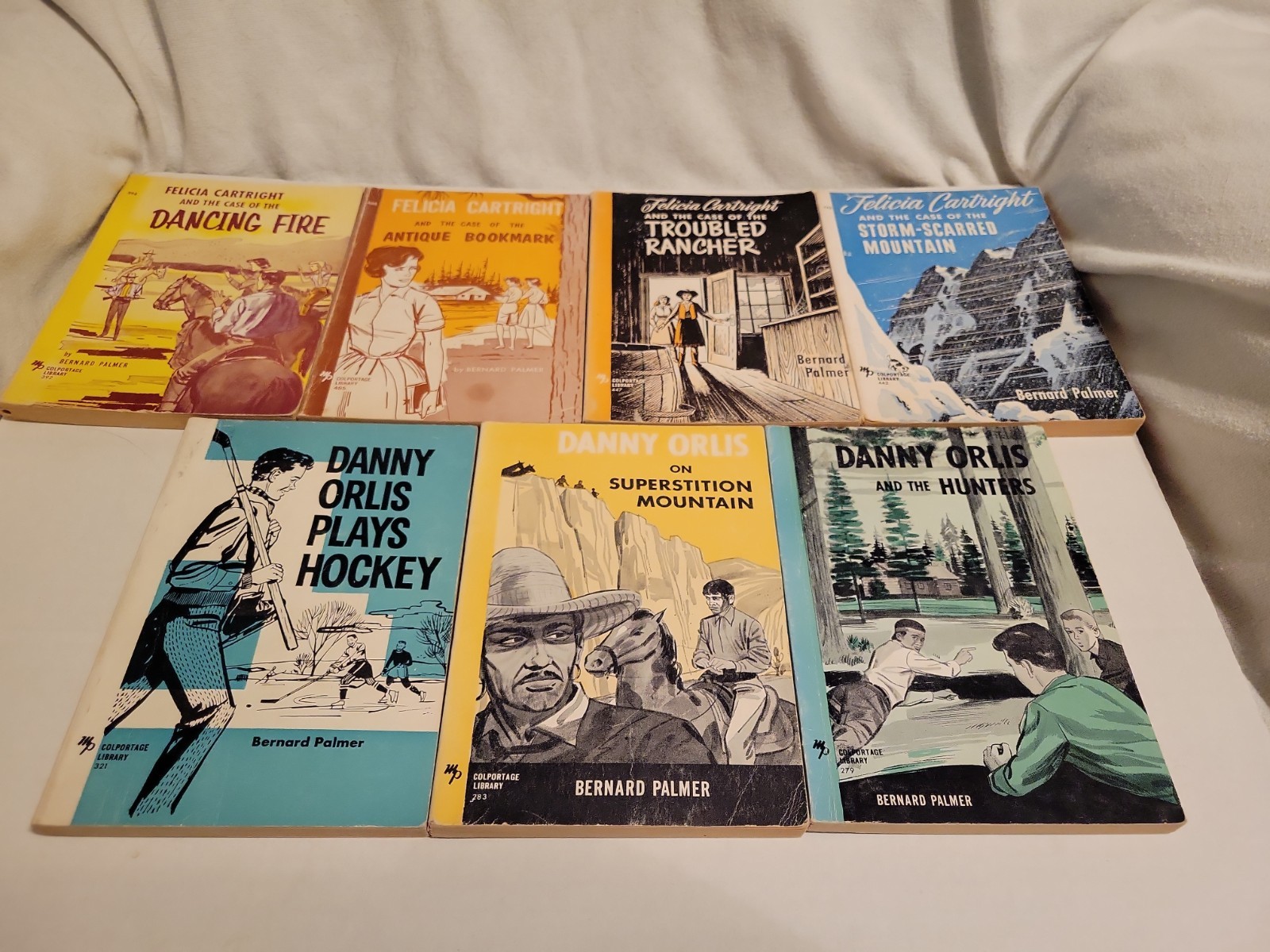Felicia Cartright (4) and Danny Orlis (3) Set Of 7 Books Moody Press