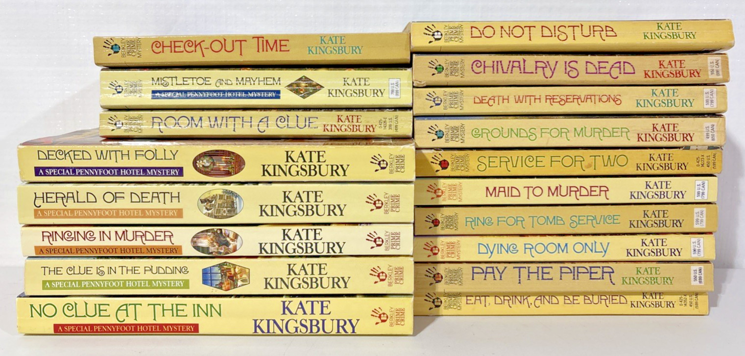 Pennyfoot Hotel Mystery Lot of 18 Paperback Books by Kate Kingsbury