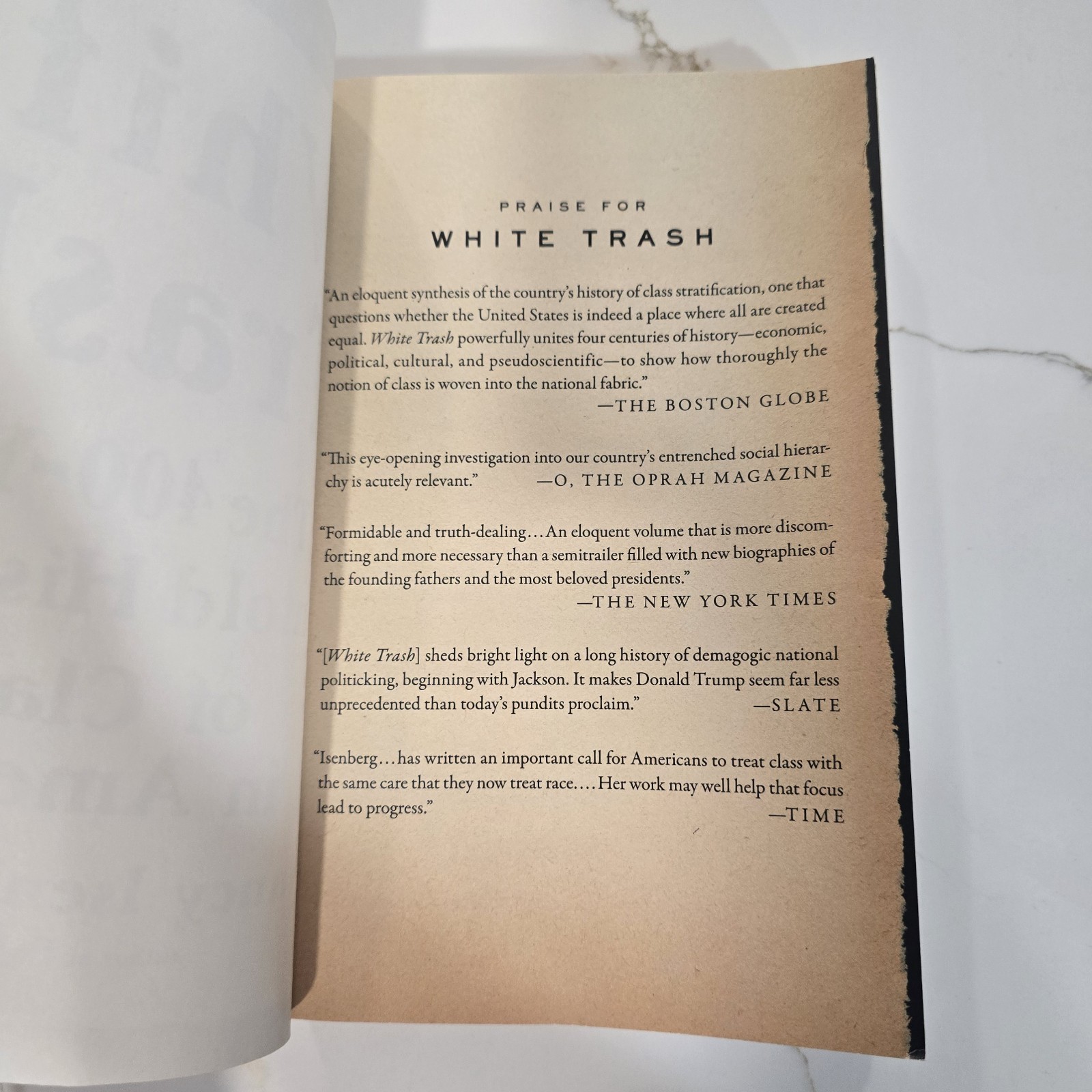 White Trash: The 400-Year Untold History of Class in America