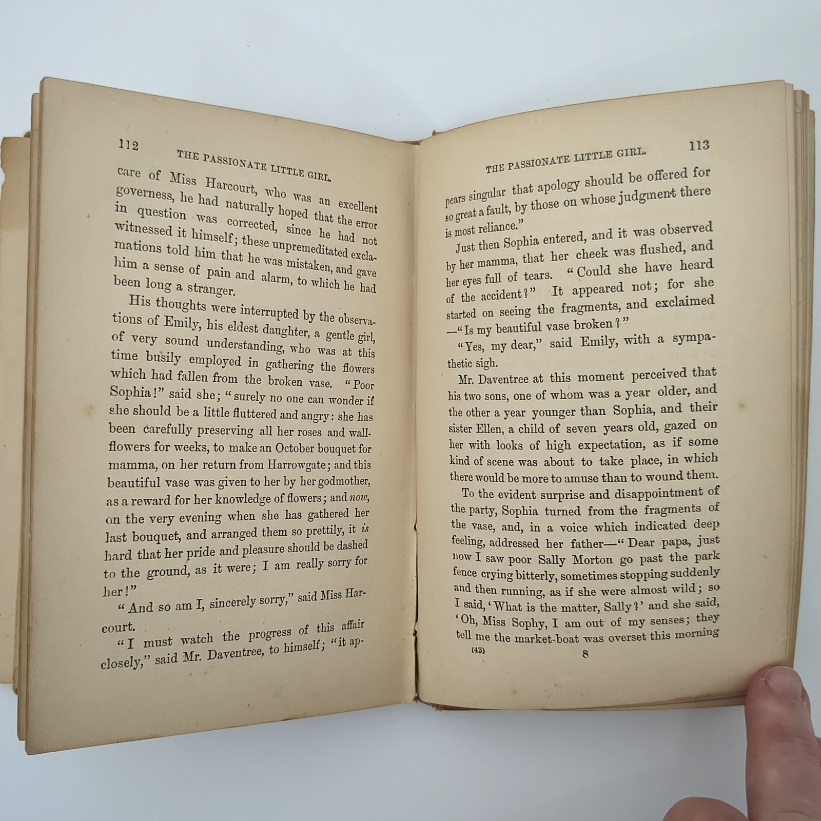 Alicia and Her Aunt Moral Fiction Hardcover Book Mrs Hofland 1800s