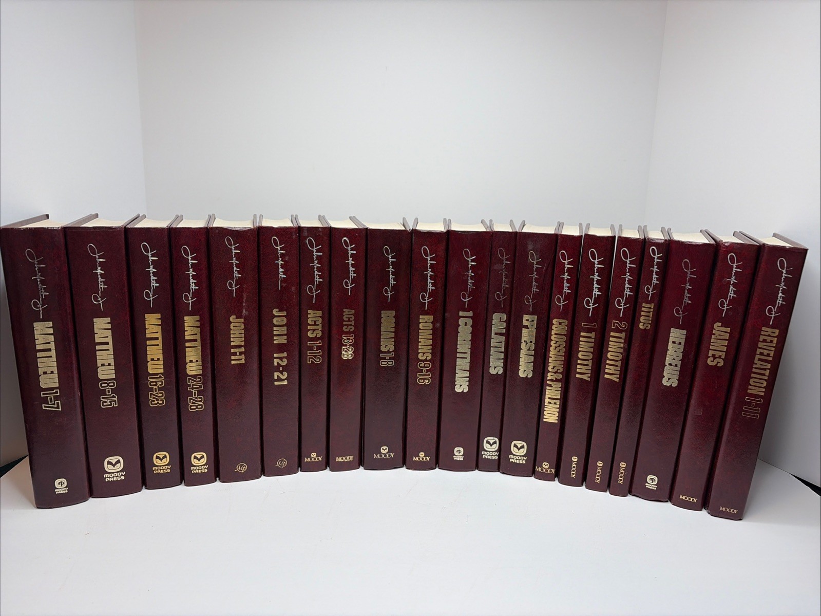 John MacArthur New Testament Commentary Set – 20 Volumes – NICE!