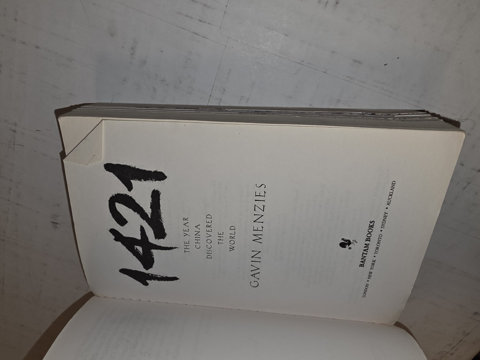 🔥 1421: The Year China Discovered the World by Gavin Menzies – Trade Paperback