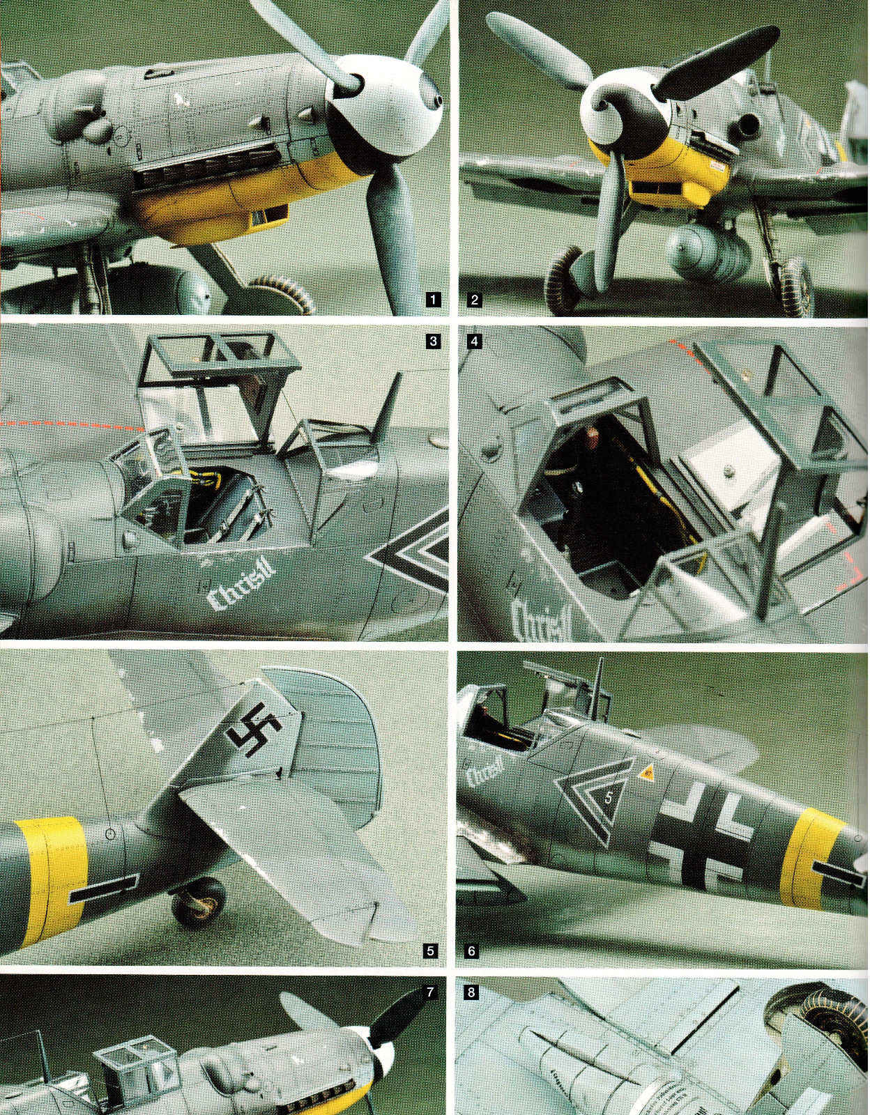 1/32 SCALE AIRCRAFT Bf-109G FW-190D Me-410 Air Modeling Manual 4 FREE US MAIL!