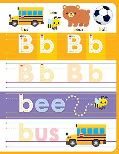 ABIS Wipe Clean Workbook for Kids 80 Pages Trace Letters Numbers Shapes Activ…