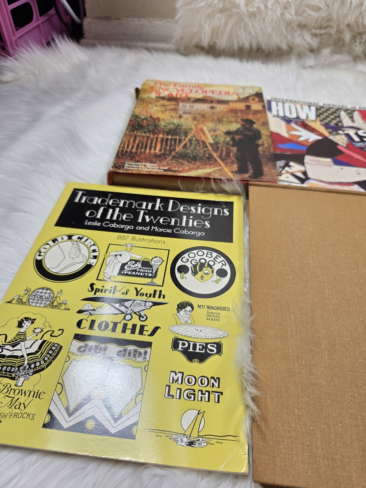 6 Vintage Art Design Color Graphic Print Coffee Table Books How To Bundle B11