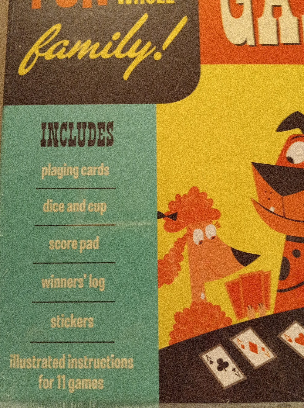 “Game Night” Games for The Entire Family Illustrated Instructions 11 Games NEW